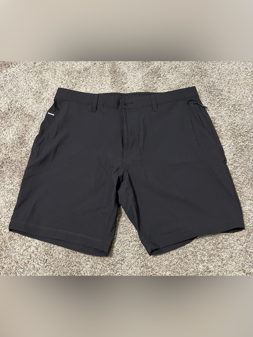 INFINITY Black Athletic Hybrid Shorts